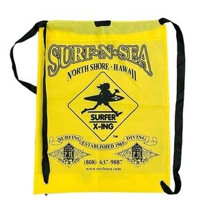 Surf N Sea North Shore Hawaii Reusable Shoulder tote/ Backpack bag